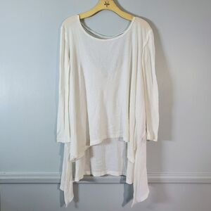 Free People | Flowy Waffle Texture Lightweight Oversized Tunic